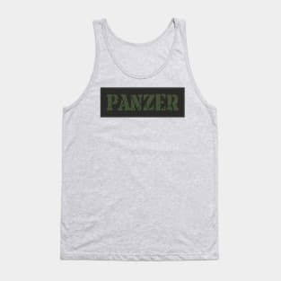 The beauty of minimalism! PANZER inscription Tank Top